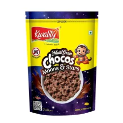 Kwality Multigrain Chocos Moons and Stars (375g (Pack of 1))