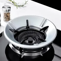 KWER Silver Gas Saver Burner Stand Pack 4