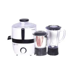KWW Fludo 550 Watt Juicer Mixer Grinder with 2 Jars | Food Grade Shock Proof Body |