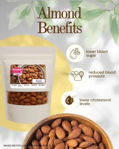 Image of Kyansh Premium Natural Almonds 1kg