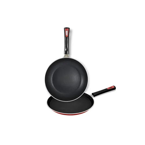 Image of Kyyte Non-Stick Breakfast Set (Fry Pan + Dosa Tawa)