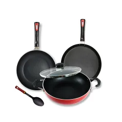 Kyyte Non-Stick Cookware Set – 5 Pcs (Black)