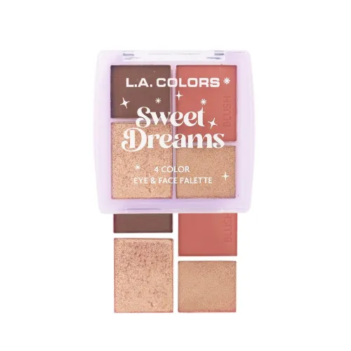Image of L.A. Colors 4-Color Eye & Face Palette Sweet Dreams