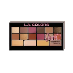 L.A. COLORS Sweet 16 Color Eyeshadow Palette Shimmery Finish, Brave, 20g (Multicolor)