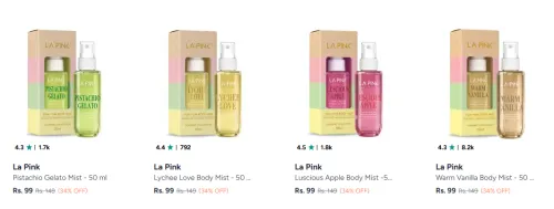 Image of La Body Mist And Spray Starting at ₹99