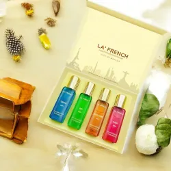 La French Luxury Perfume Gift Set for Men 4×20ml 