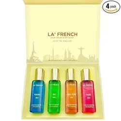 La French Luxury Perfume Gift Set for Men – 4 × 20ml 