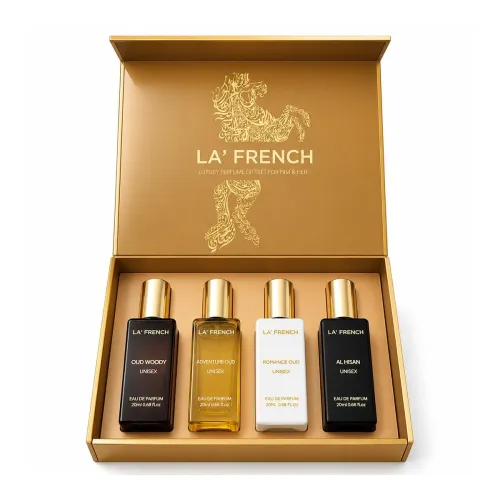 Image of La French Oud Unisex Perfume Gift Set 4 x 20ml