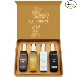 La French Oudh Unisex Eau De Parfum Best Perfume Gift Hamper Set 4 x 20ml