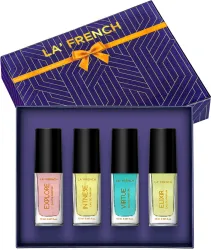 La French Unisex Gift Set | 4x15 ML | Lasting Long Eau de Parfum - 60 ml