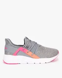 LA GEAR BY PAYLESS Heathered Lace-Up Running Shoes