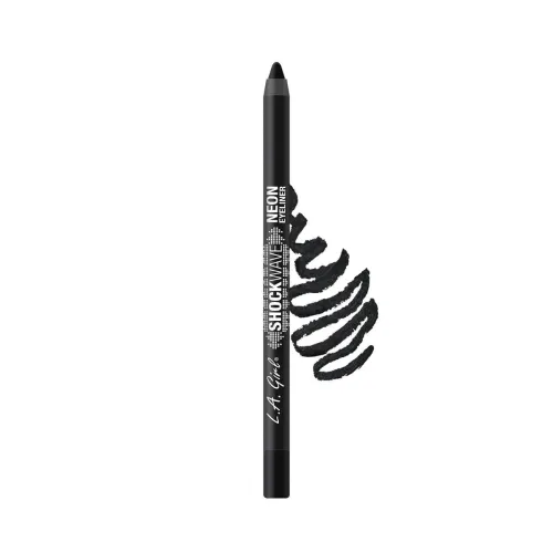 Image of L.A Girl Shockwave Neon Eye Liner, Blackout Black, 1.2g