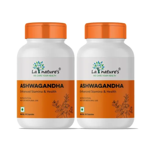 Image of LA NATURE'S Ashwagandha 500mg – Pack of 2