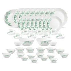 La Opala Diva Classique 53-Piece Opal Glass Dinner Set