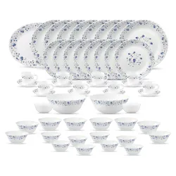 La Opala Diva Classique Collection Opal Glass Crockery Dinner Set 53 pcs 