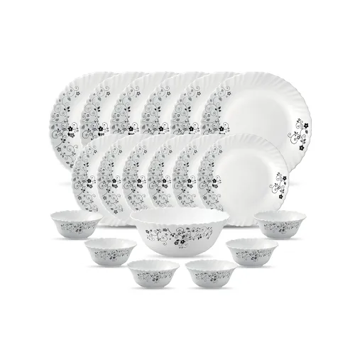 Image of La Opala Diva Classique Collection Opal Glass Crockery 