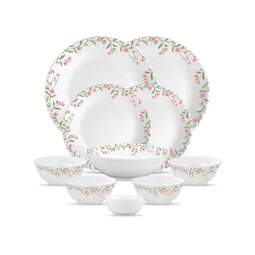 Image of La Opala Opal Glass Crocker Dinner Set 10 pcs for Family of 2 