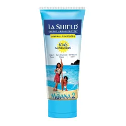 La Shield Kids Sunscreen Gel SPF 50 PA+++|100% Mineral Sunscreen|For kids above 2 years age|Enriched with Vitamin E & Hy
