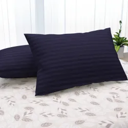 LA VERNE Microfibre Sleeping Pillow Pack of 2 Stripes