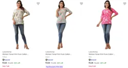 Labeladrija Womens Kurtas at minimum 77% Discount