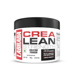 Labrada CreaLean - Creatine Monohydrate Powder - Post Workout Supplement for Muscle Repair, Recovery, Strength & Longer Workouts | Unflavored, 100g (33 Servings)