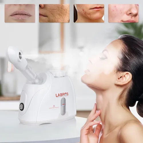 Image of LABROS 2-in-1 Facial & Hair Steamer Hot Mist Humidifier