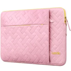 Lacdo 13 inch Laptop Sleeve Case for 13 inch New MacBook Air M3 A3113 M2 A2681 M1 A2337 2024-2018 | 13 inch MacBook Pro M2/M1 A2338 A2251 A2289 | 13 inch iPad Pro M4 / 13 inch iPad Air M2, Sakura Pink