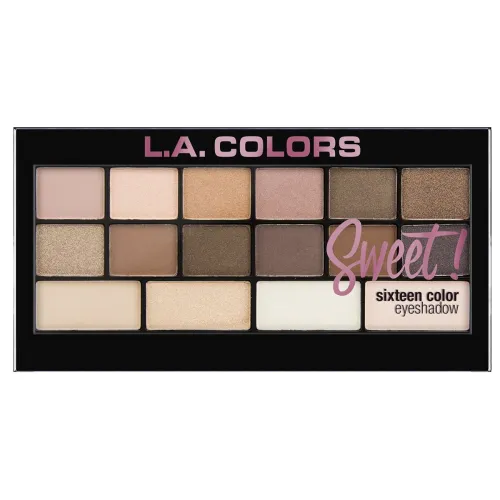 Image of L.A. Colors Sweet 16 Color Eyeshadow Palette 20g