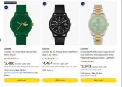 Lacoste at minimum 66% Discount