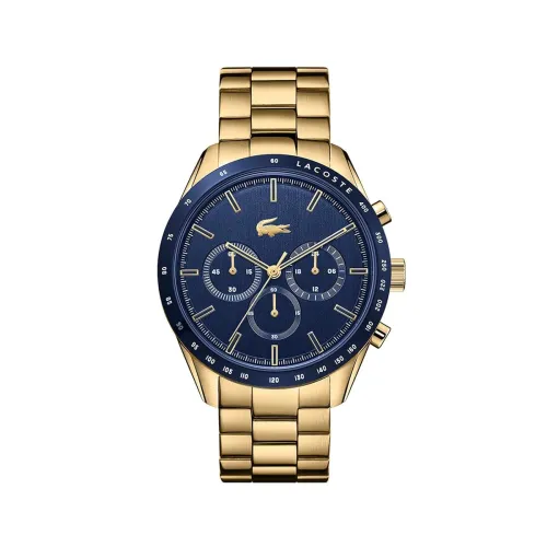 Image of Lacoste Boston Qtz Fashion Chrono Blue Round Dial Men's Watch