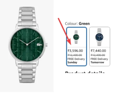 Image of Lacoste Crocorigin Qtz Men's Watch