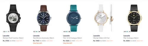 Image of Lacoste Men L33-X Analogue Watch & more from @ ₹3706