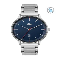 Lacoste Men Navy Blue Dial Analogue Watch
