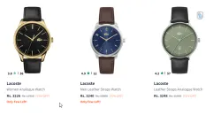 Lacoste Watch Up to 70% Discount