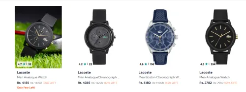 Image of Lacoste Watches upto 70% off 