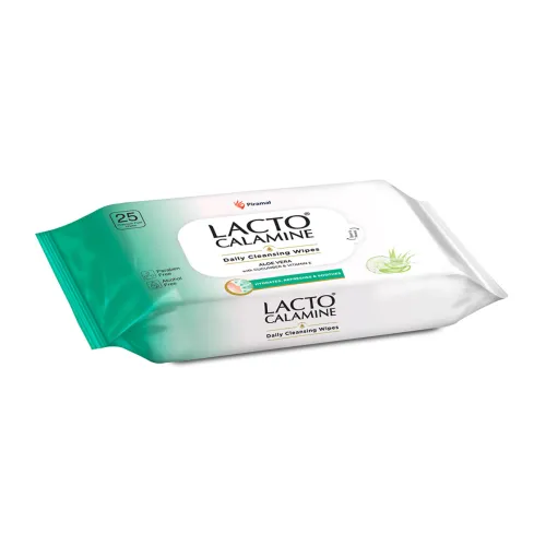 Image of Lacto Calamine Aloe Vera Cleansing Wipes