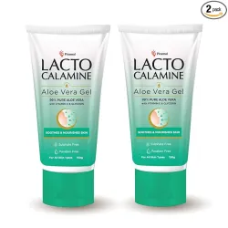 Lacto Calamine Aloe Vera Gel For Face 150gx2
