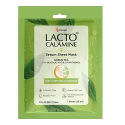 Lacto Calamine Green Tea Face Sheet Mask 25ml