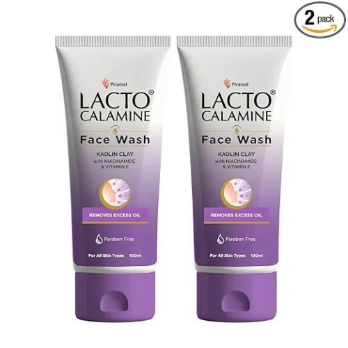 Image of Lacto Calamine Face Wash for Oily Skin (2 x 100ml)