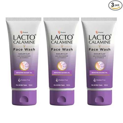 Image of Lacto Calamine Face Wash For Oily Skin 100ml (each Pack of 3)
