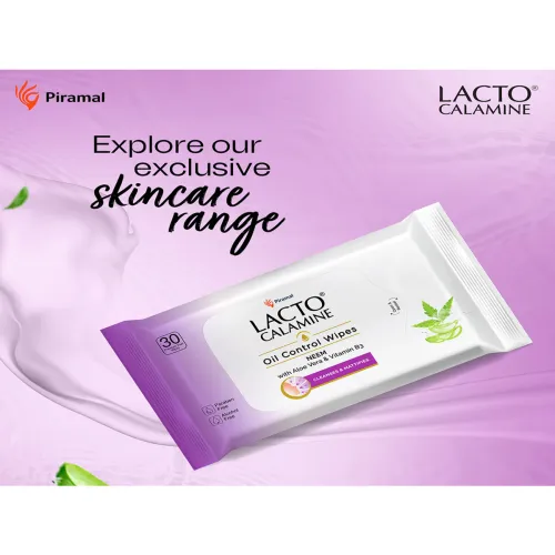 Image of Lacto Calamine Neem Oil Control Wipes (30N)