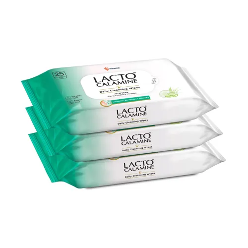 Image of Lacto Calamine So3 Daily Cleansing Wipes , 25 Wipes 