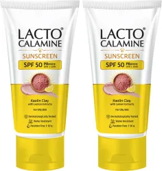 Lacto Calamine Sunscreen - SPF 50 PA+++ Sunshield Matte Look Paraben & Sulphate free (100 g)
