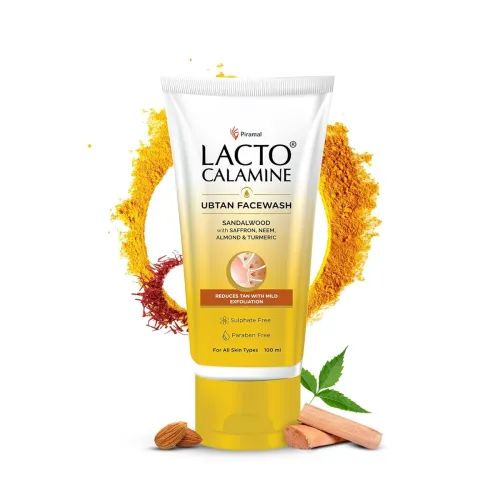 Image of Lacto Calamine Ubtan Face Wash, 100 ml Pack of 1