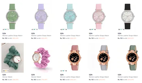 Image of Ladies Watches starts @ ₹153
