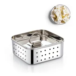 Ladiosa® Paneer Mould - 550ML Sprout Maker Paneer Maker Steel Tofu Steel