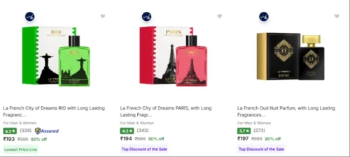 Image of La French Eau De Parfum upto 80% Discount
