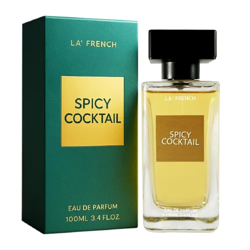 Image of La French Spicy Cocktail Eau De Parfum 100ml | Premium Long Lasting Perfume for Men & Women | Aromatic warmth of cinnamo