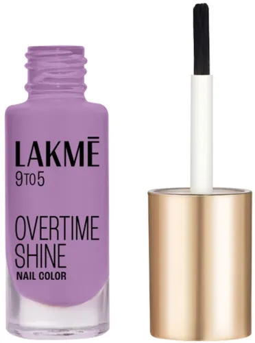 Image of Lakmé 9 to 5 Primer + Gloss Nail Color Lilac Link