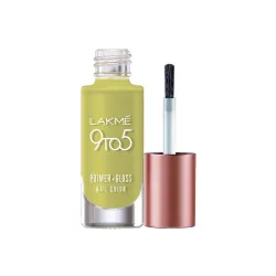 Lakmé 9 to 5 Primer + Gloss Nail Colour,
